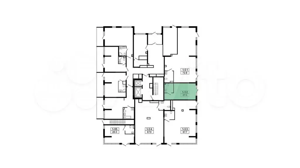 Продам торговое помещение, 27.6 м - Фото 1