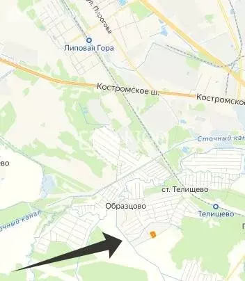 Участок в Ярославский муниципальный округ, деревня Образцово (25 м) - Фото 0
