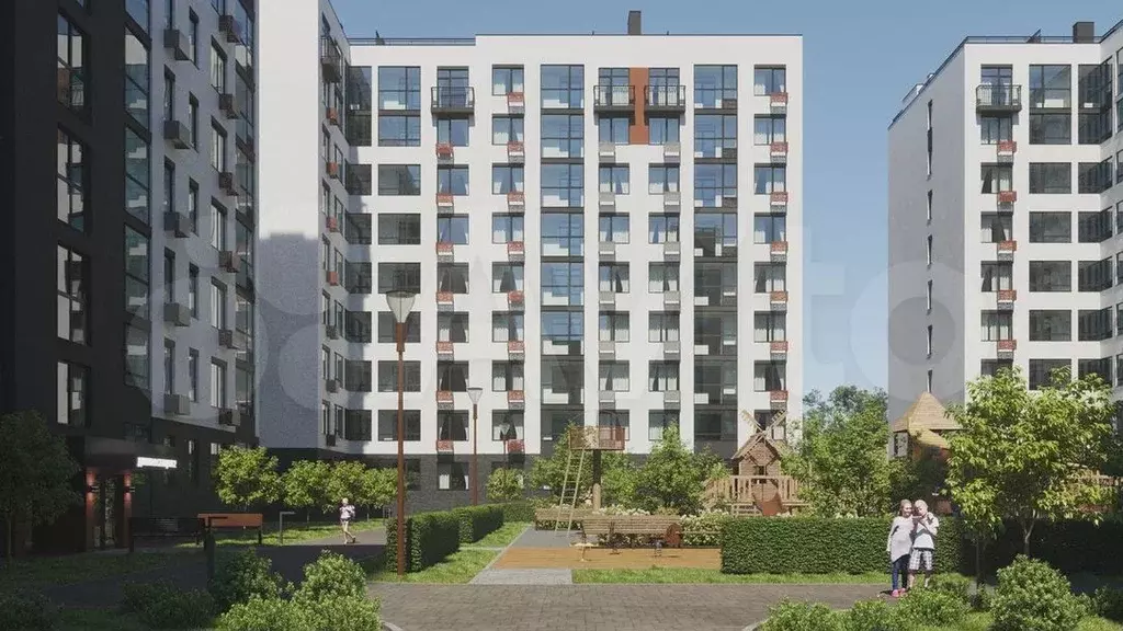 2-к. квартира, 56,6 м, 6/9 эт. - Фото 0