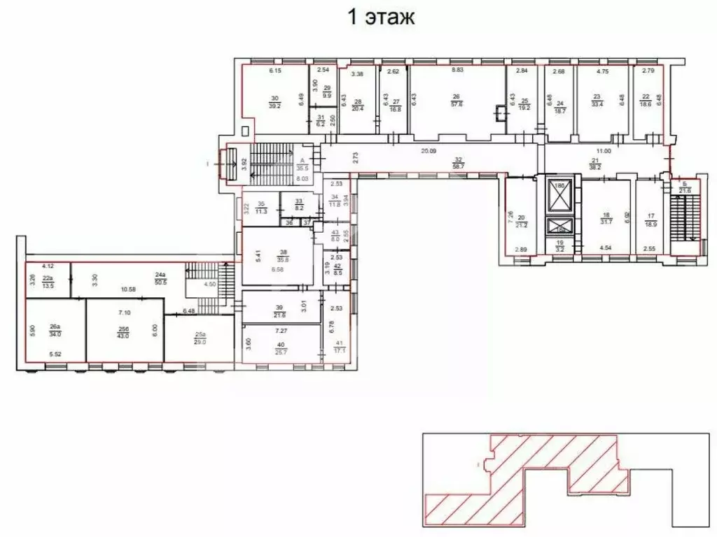 Помещение свободного назначения в Москва Шмитовский проезд, 3С1 (4626 ... - Фото 1