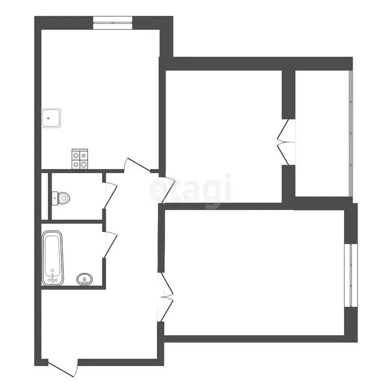 2-комнатная квартира: Обнинск, улица Табулевича, 5/2 (61.1 м) - Фото 0