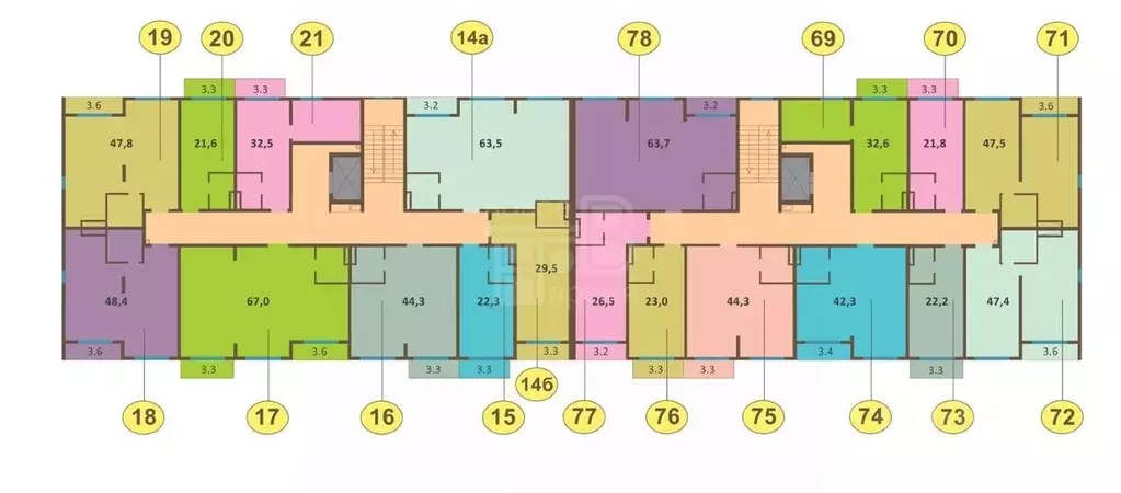 2-к кв. Московская область, Видное Белокаменное ш., 5Вк1 (47.8 м) - Фото 2
