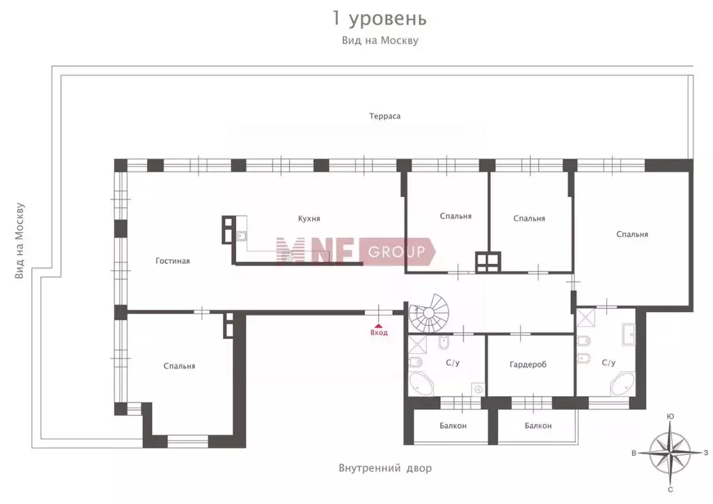 5-к кв. Москва Казарменный пер., 3 (286.2 м) - Фото 2