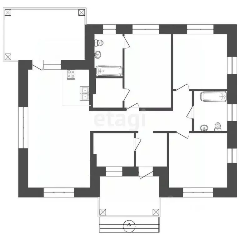 Дом в Мордовия, Лямбирский район, Берсеневское с/пос, Альтерра кп  ... - Фото 2