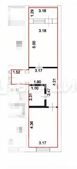 1-к кв. Пензенская область, Пензенский район, Богословский сельсовет, ... - Фото 2