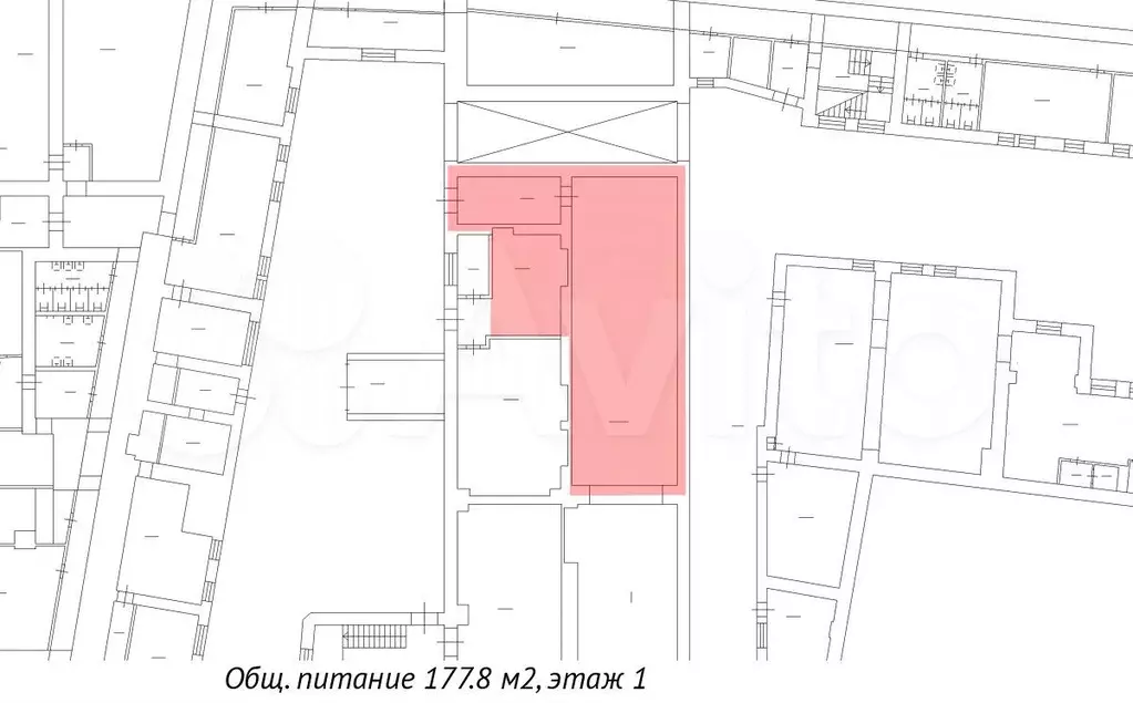 177.8 м общепит, отдельный вход, зона разгрузки, рядом метро - Фото 0