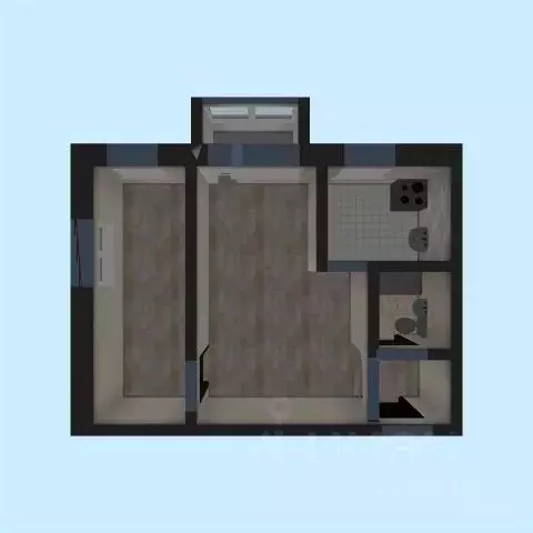 2-к кв. Омская область, Омск ул. Красный Путь, 127 (43.6 м) - Фото 2