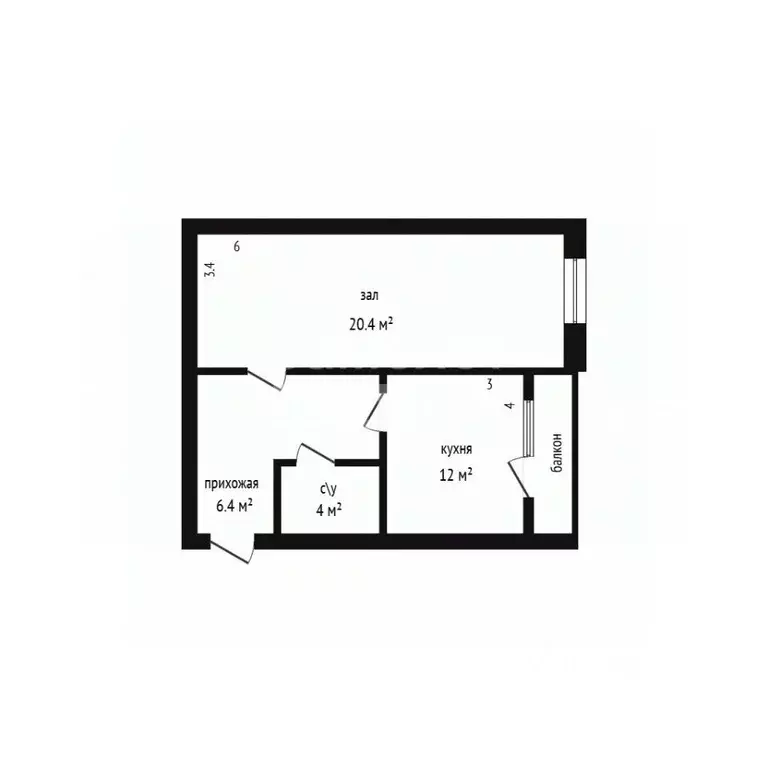 1-к кв. Дагестан, Дербент пер. Карла Маркса, 57 (40.0 м) - Фото 2