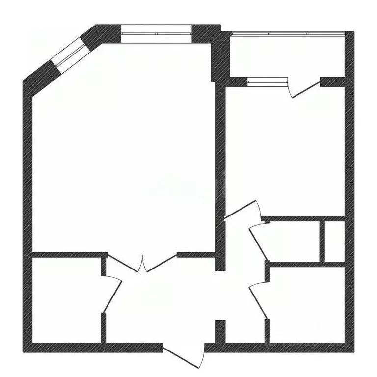 1-к кв. Калужская область, Обнинск ул. Поленова, 2 (42.3 м) - Фото 2