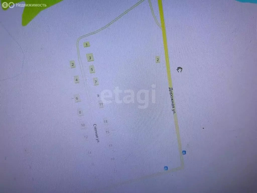 Участок в Воскресенка, Дорожная улица (6 м) - Фото 2