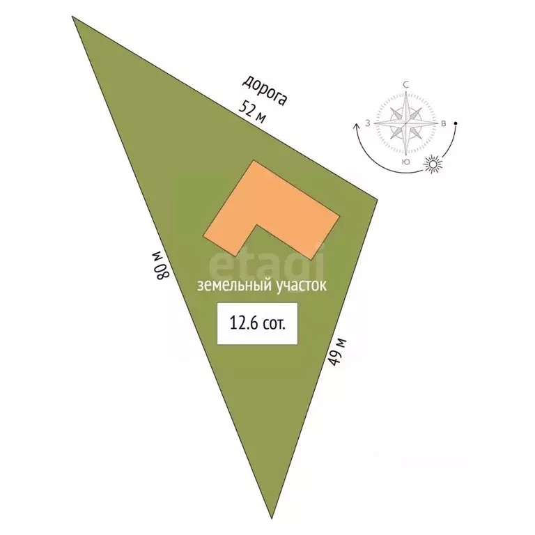 Дом в Крым, Симферопольский район, Добровское с/пос, с. Заречное ул. ... - Фото 1