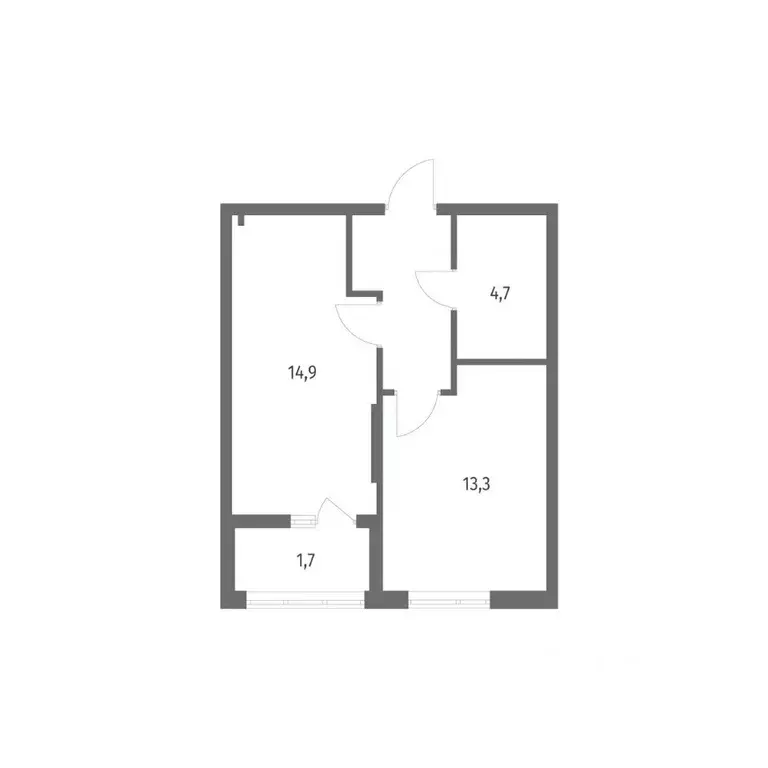 1-к кв. Калининградская область, Калининград пос. Лермонтовский, ул. ... - Фото 1