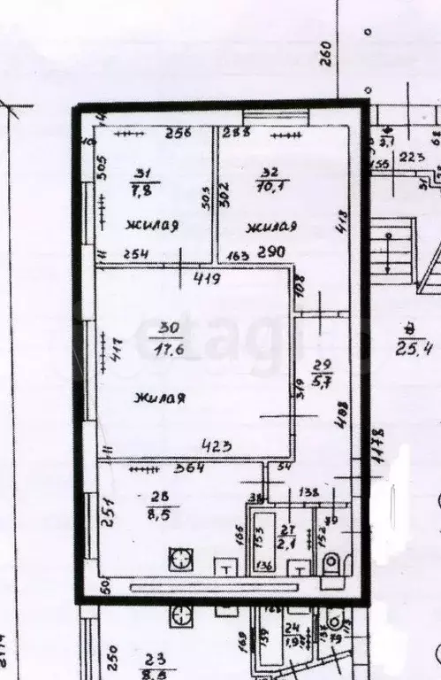3-к. квартира, 60 м, 1/9 эт. - Фото 1