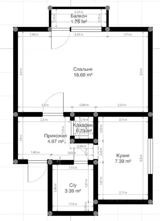 1-к кв. Кабардино-Балкария, Нарткала Урванский район, Красная ул. ... - Фото 2