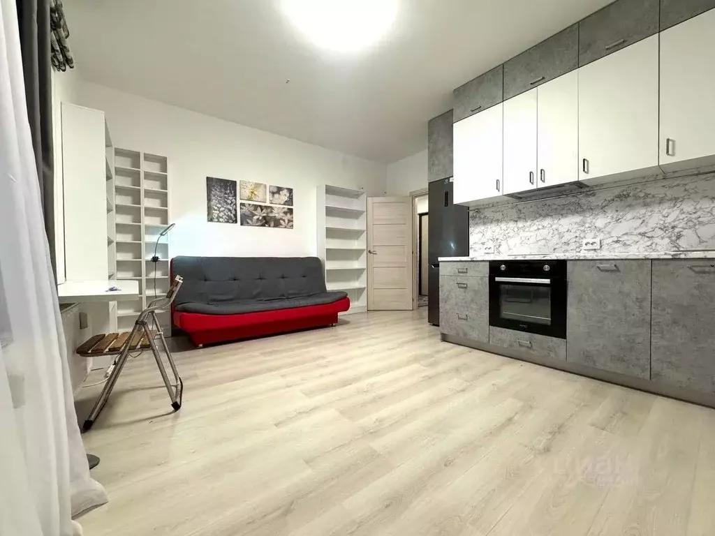 Студия Санкт-Петербург ул. Верхне-Каменская, 7к1 (25.0 м) - Фото 1