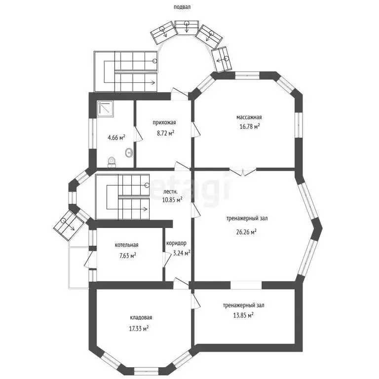 Дом в Коктебель, улица Клинчева, 21 (444.6 м) - Фото 2
