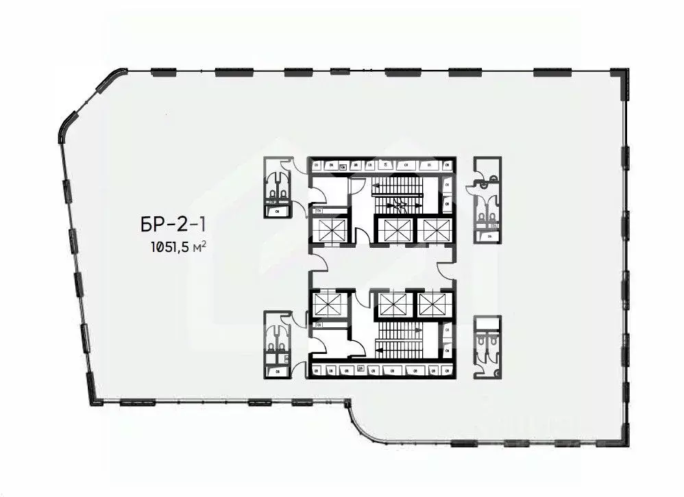 Помещение свободного назначения в Москва Холодильный пер., 3к1 (1052 ... - Фото 2