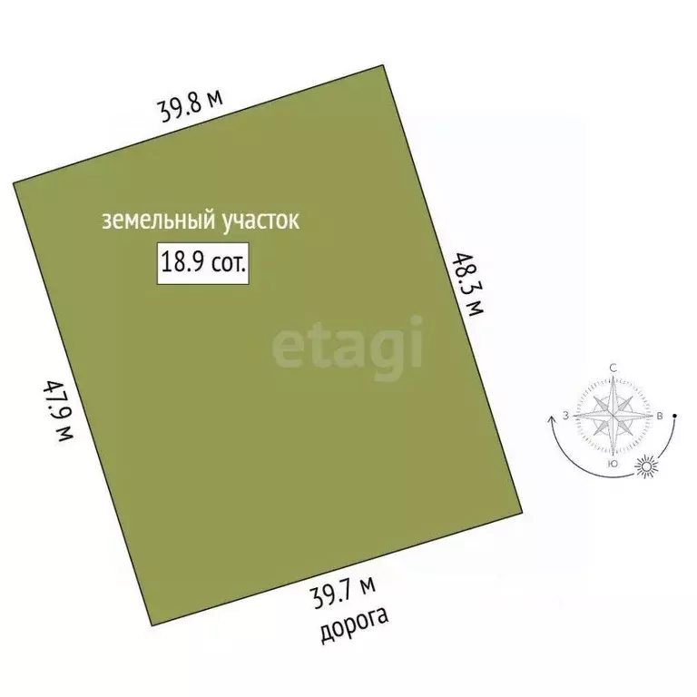 Участок в Марий Эл, Медведевский район, Нурминское с/пос, с. Нурма  ... - Фото 2