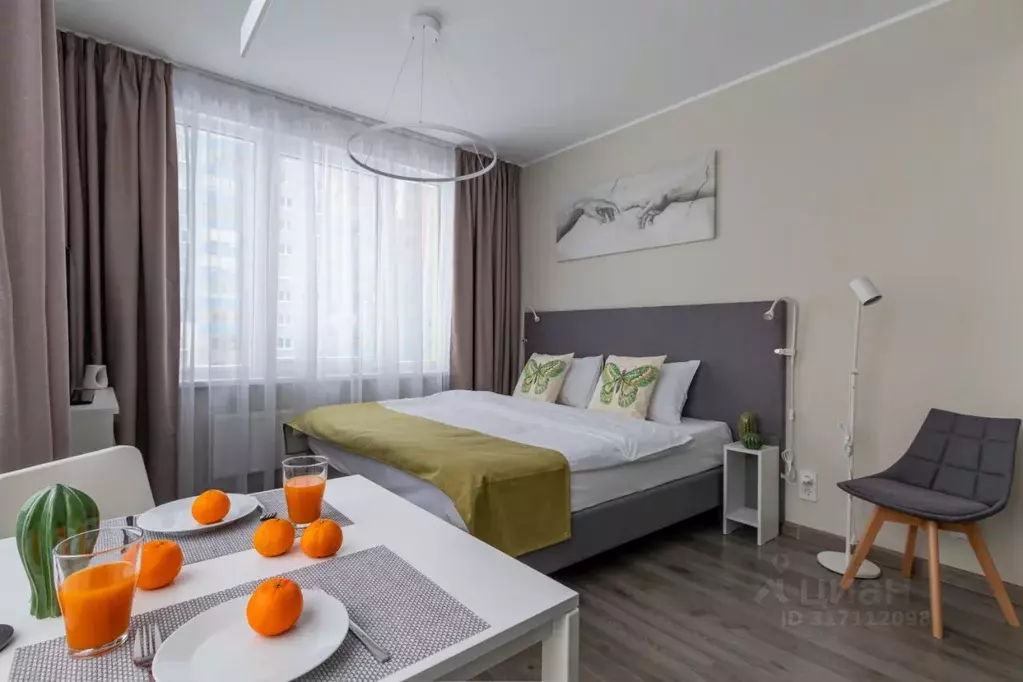 Студия Санкт-Петербург Витебский просп., 101к1 (24.0 м) - Фото 1