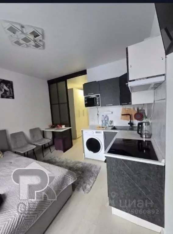 Студия Московская область, Балашиха ул. Бояринова, 25 (22.0 м) - Фото 1