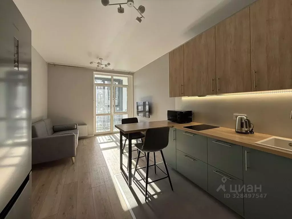 Студия Москва № 160 кв-л, 1Вк2 (24.0 м) - Фото 1