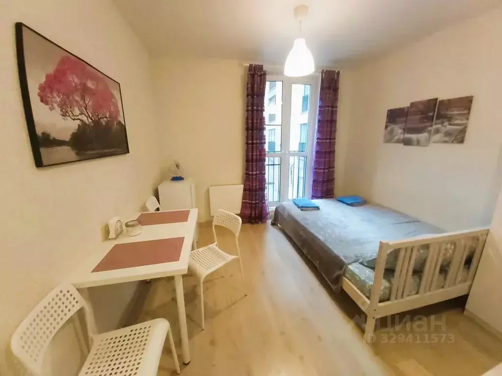 Студия Санкт-Петербург Кременчугская ул., 13к2 (19.0 м) - Фото 1