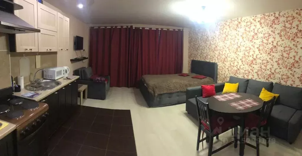 Студия Иркутская область, Иркутск Байкальская ул., 307 (42.0 м) - Фото 1