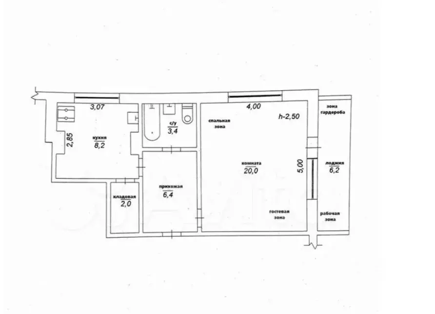 1-к кв. Севастополь ул. Генерала Мельника, 1 (46.2 м) - Фото 2