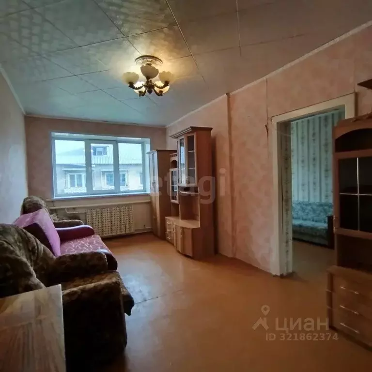 2-к кв. Костромская область, Ветлужский пгт ул. Победы, 72 (42.7 м) - Фото 1