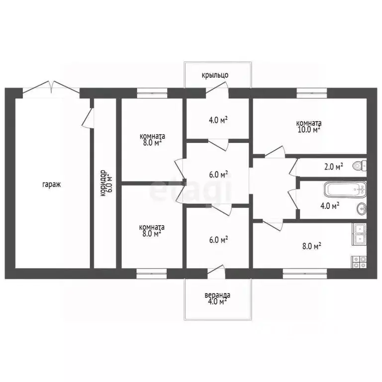 Дом в Калининградская область, Черняховский муниципальный округ, пос. ... - Фото 2