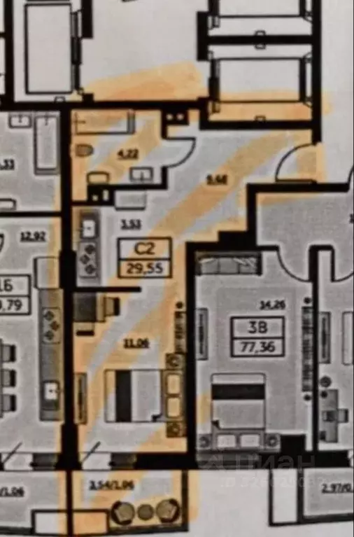 Студия Ростовская область, Ростов-на-Дону, Нахичевань ул. 23-я Линия, ... - Фото 2
