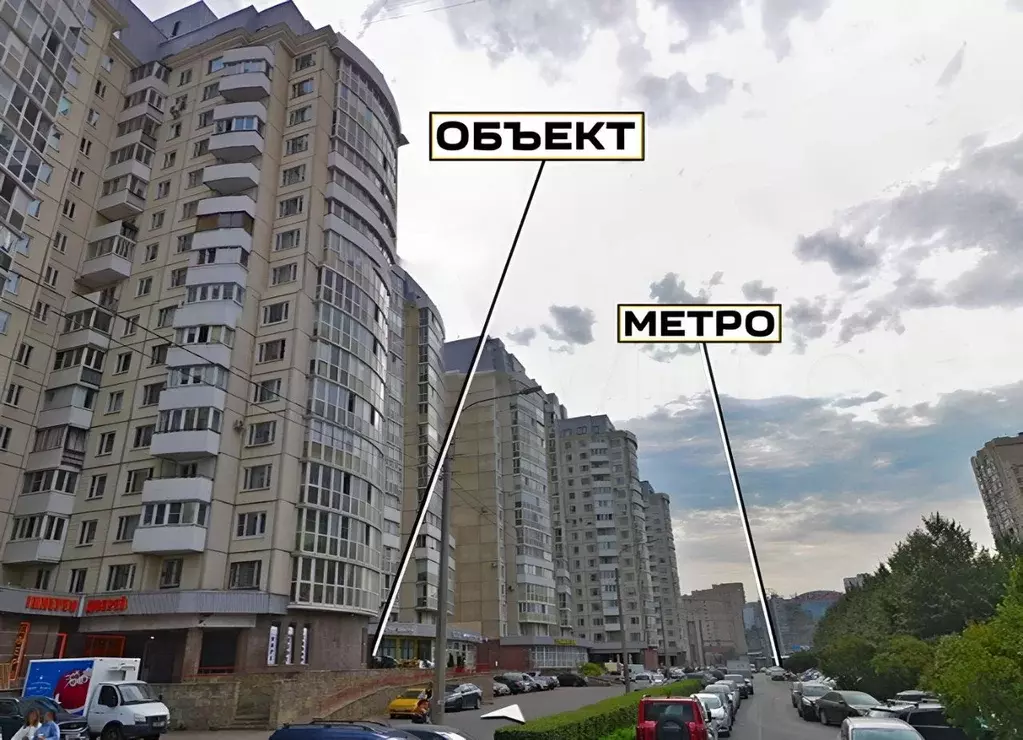 Помещение свободного назначения в Санкт-Петербург Комендантский ... - Фото 1