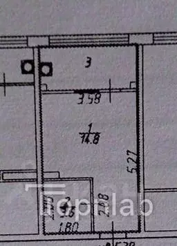 Студия Ставропольский край, Ставрополь ул. Доваторцев, 82/2 (18.4 м) - Фото 2