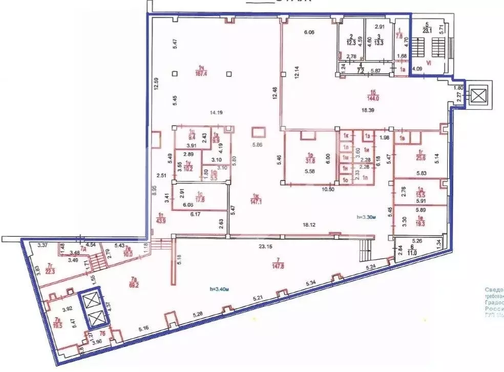 Помещение свободного назначения в Москва ул. Шаболовка, 31С5 (1013 м) - Фото 2