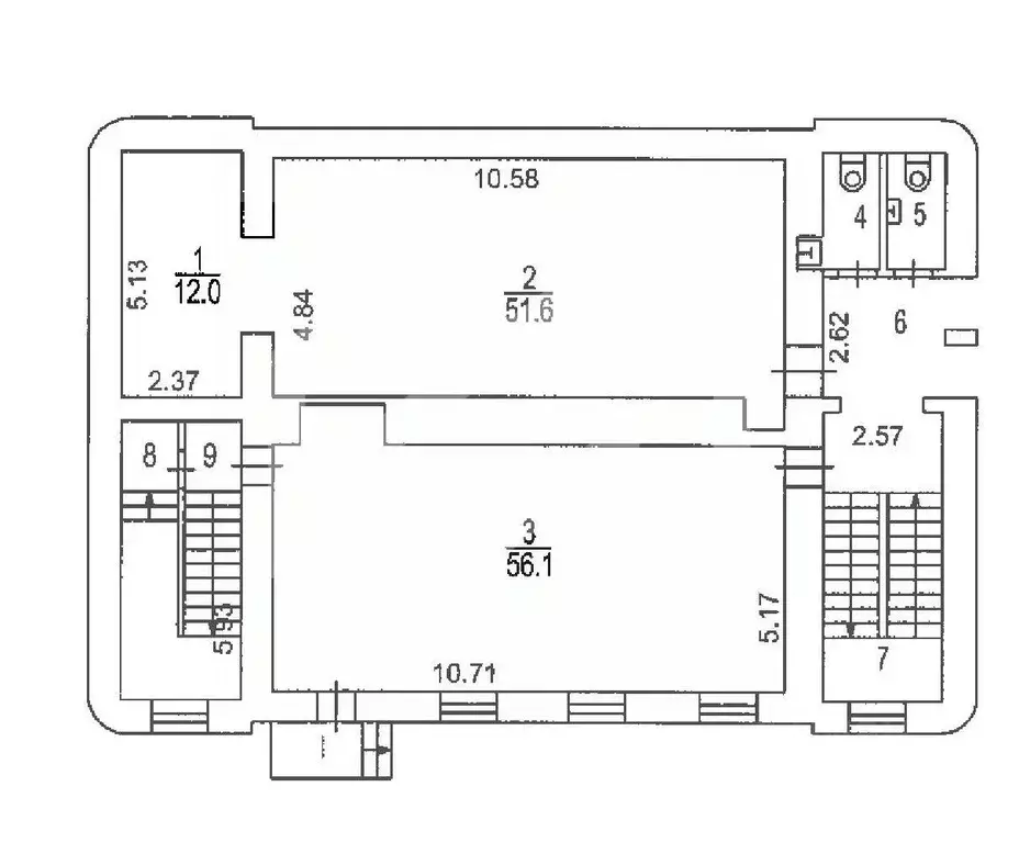 Помещение свободного назначения в Москва Садовническая ул., 84С3 (1184 ... - Фото 2