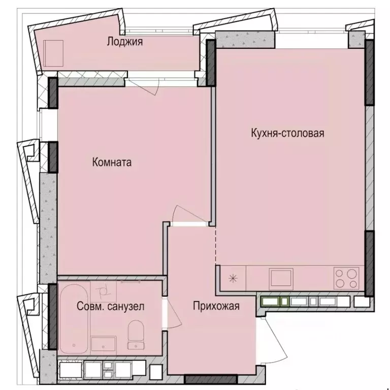 1-к кв. Татарстан, Казань Седьмое Небо жилрайон, Унай жилой комплекс ... - Фото 1