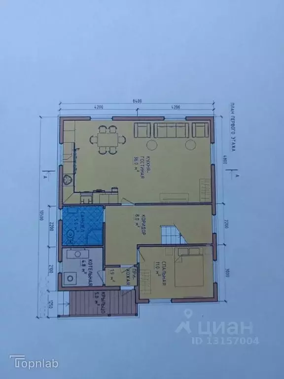 Дом в Калининградская область, Калининград Танковая ул., 15 (165 м) - Фото 1