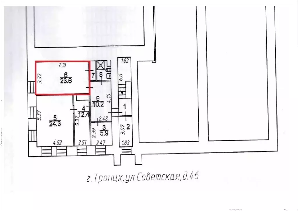 Офис в Челябинская область, Троицк Советская ул., 46 (23 м) - Фото 0