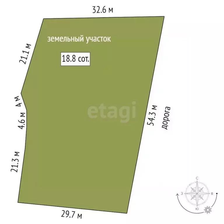 Участок в Крым, Белогорский район, с. Земляничное  (18.8 сот.) - Фото 1