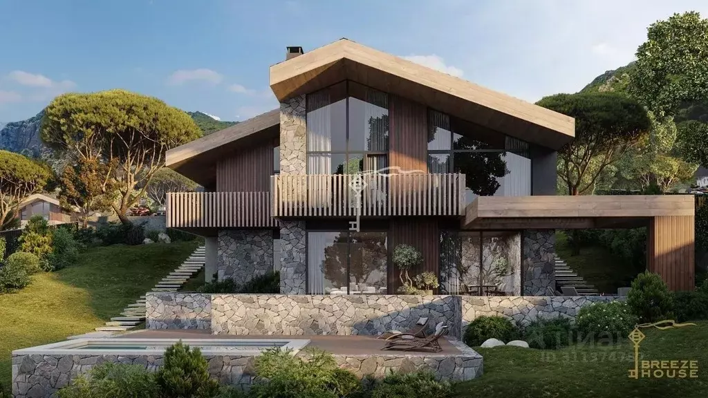 Дом в Крым, Алушта муниципальный округ, с. Лучистое  (309 м) - Фото 1