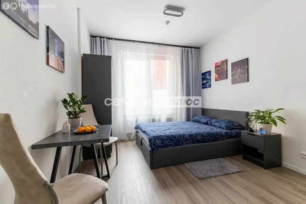 Квартира-студия: Санкт-Петербург, Октябрьская набережная, 40 (22.5 м) - Фото 2