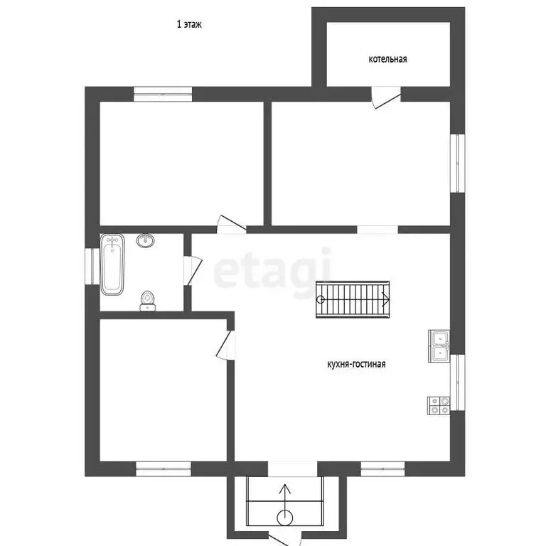 Дом в Чита, 2-я Шубзаводская улица (110.6 м) - Фото 1