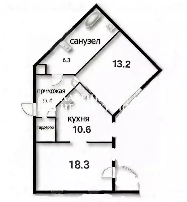 2-к кв. Санкт-Петербург Фермское ш., 20к2 (57.8 м) - Фото 2