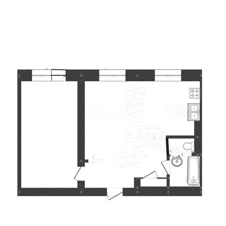 2-комнатная квартира: Иркутск, Депутатская улица, 11 (42.2 м) - Фото 1