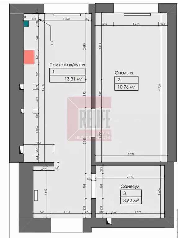 1-к кв. Калининградская область, Пионерский ул. Гептнера, 19 (30.0 м) - Фото 2