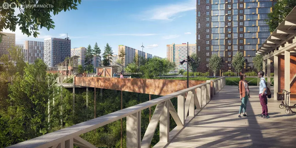 1-комнатная квартира: посёлок городского типа Мисайлово, микрорайон ... - Фото 1