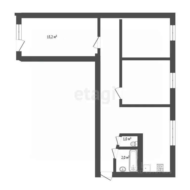 Комната Санкт-Петербург ул. Евдокима Огнева, 10К3 (15.0 м) - Фото 0
