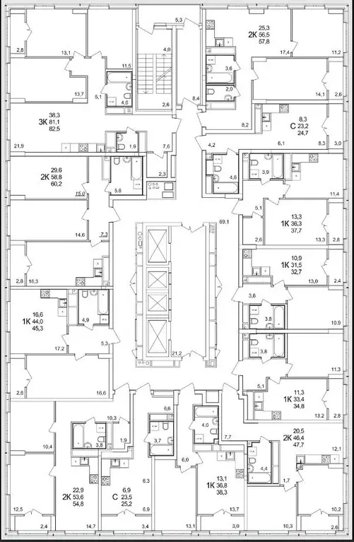 2-к кв. Нижегородская область, Нижний Новгород д. Анкудиновка, КМ ... - Фото 1