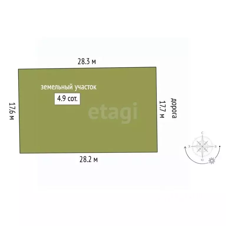 Участок в Тюменская область, Тюмень  (4.9 сот.) - Фото 2
