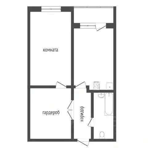 1-к кв. Белгородская область, Белгород ул. Есенина, 9к3 (50.0 м) - Фото 2
